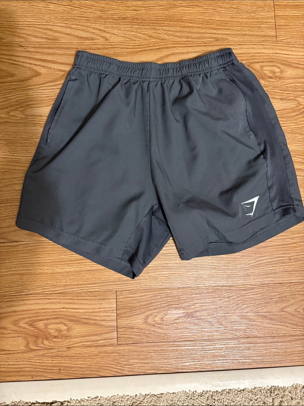 Gymshark Men’s Charcoal Black Athletic Shorts